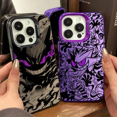 Carcasă telefon dură PC P-Pokemon Gengar NOUĂ pentru iPhone 17 Air 16 15 11 12 14 13 Pro Max XS X XR Plus 8 7 SE 2020 Husă rezistentă la șocuri