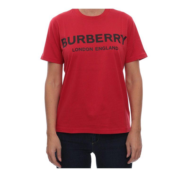 Burberry Women's Graphic Logo T-Shirt Red 80212721