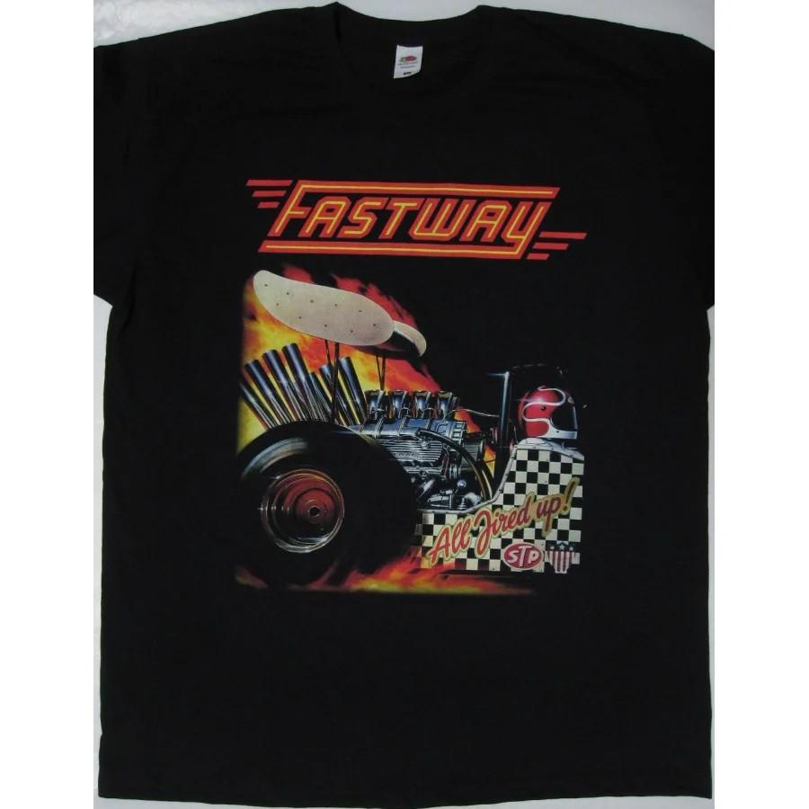 Fastway - All Fired Up Tour'84 T-shirt All Size New Shirt Gift Family A519