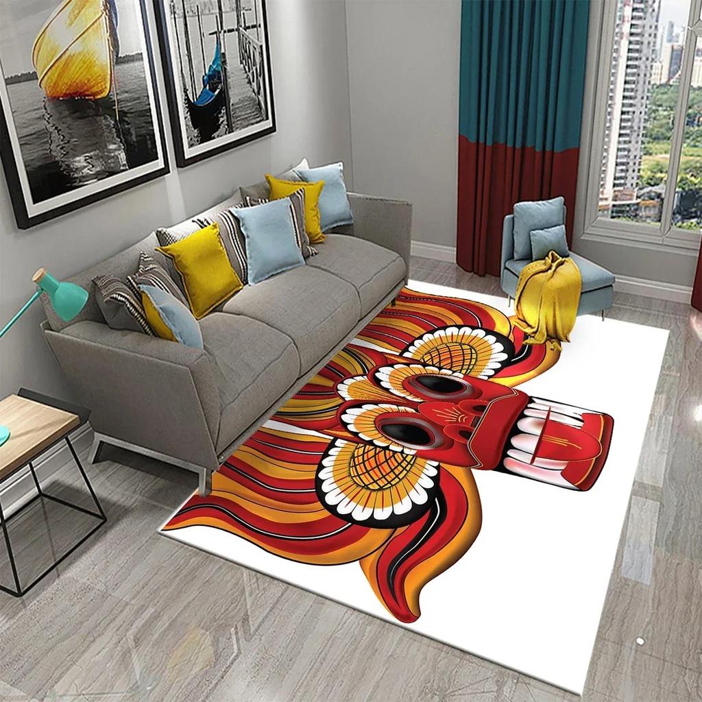 Cartoon Carpet Abstract Pattern Washable Lounge Sofa Area Rug Coffee Tables Mat  Rugs Bedroom Mats Flat Mat Living Room Door Mat