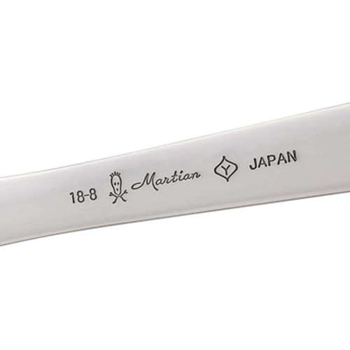 Sori Yanagi's Tsubame-Sanjo Stainless Steel Dessert Spoon Features a Simple Form for Ease of Use. Its Refined Design Ensures a Smooth Mouthfeel and Is