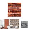 3d Brick Tile Sticker Self-adhesive Wall Panel Decals For Waterproof Home Decor