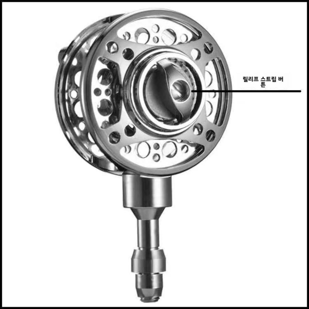 Lizard Metal Aluminum Alloy And Fishing Reel Hand Rod Internal Winding With Drag Function Camping Travel Gear