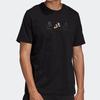 Adidas Disney Tee Training Sports Short Sleeve Men Tops Black GL2225