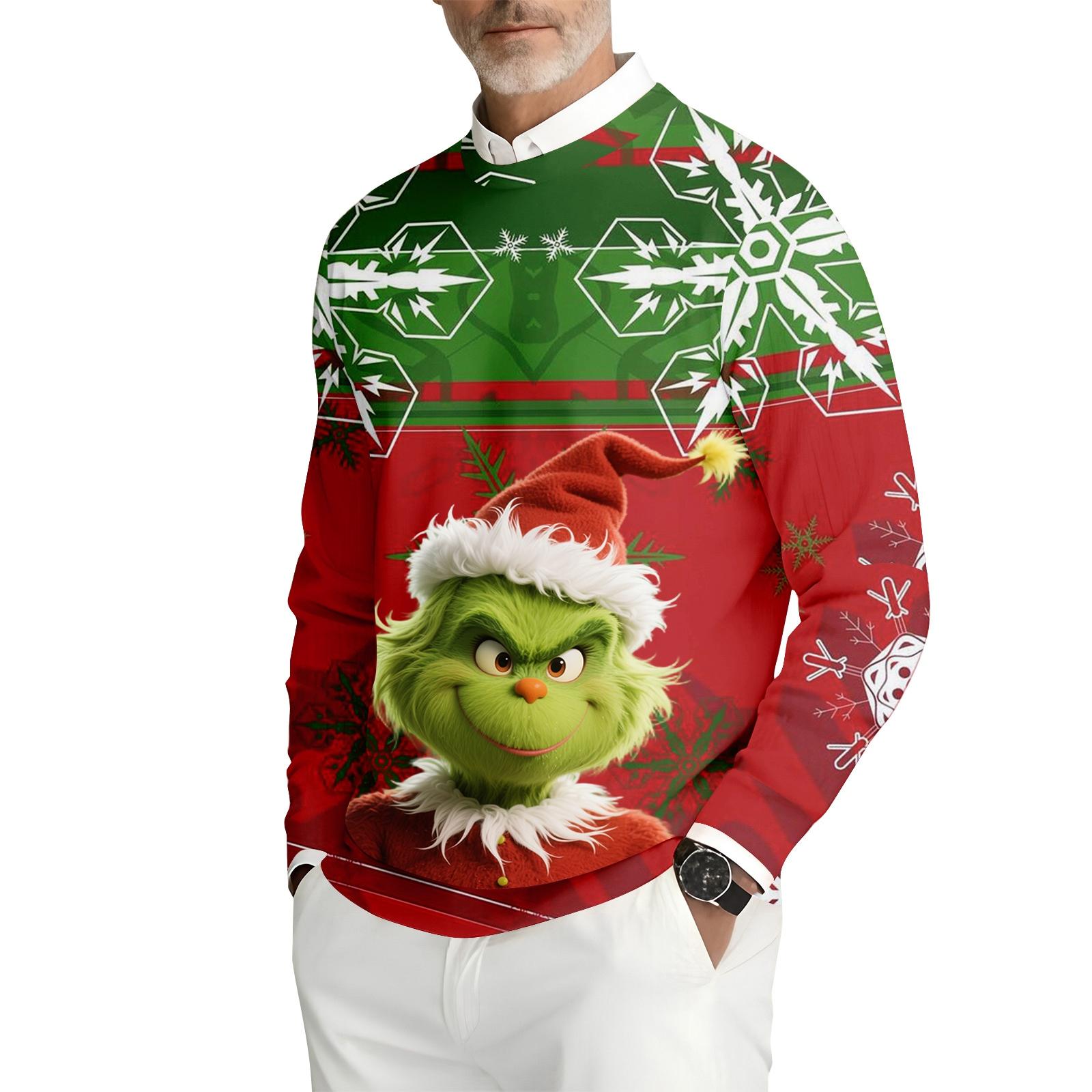 

Мужская толстовка с круглым вырезом и длинными рукавами из рубчатого трикотажа XXXL фиолетовый