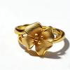 Classic Vietnamese Sand Gold Fire-Baked Wedding Ring – Stylish, Durable, Non-Tarnishing Jewelry