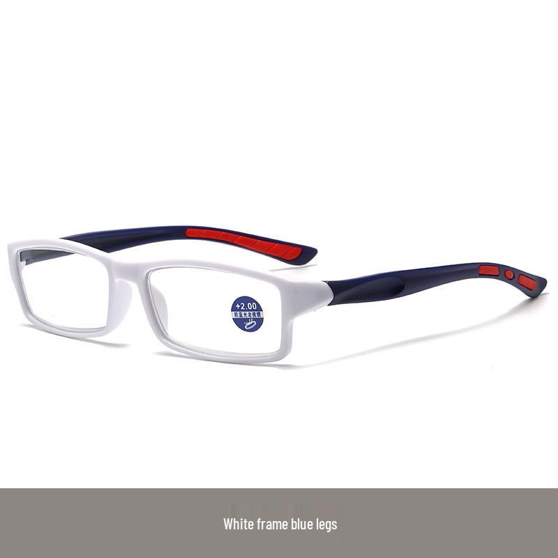 New Style Lightweight Sports Reading Glasses with Anti-blue Light Small Frames and HD Flat Lenses