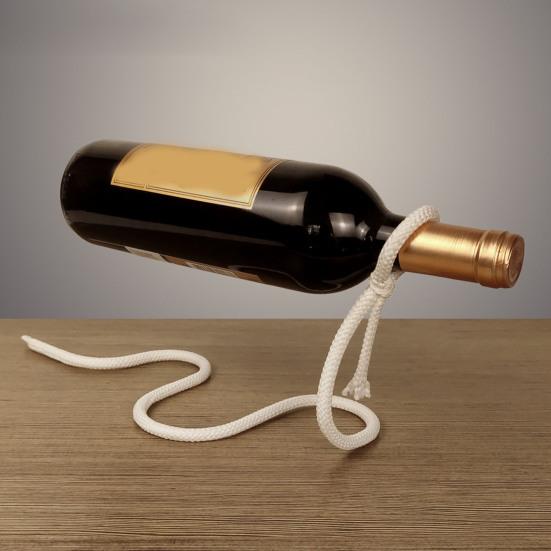 Portabottiglie A Parete In Metallo Dorato - 3 Ripiani Con Supporti Per Calici, Capacità 30 Kg, Per Cucina E Bar