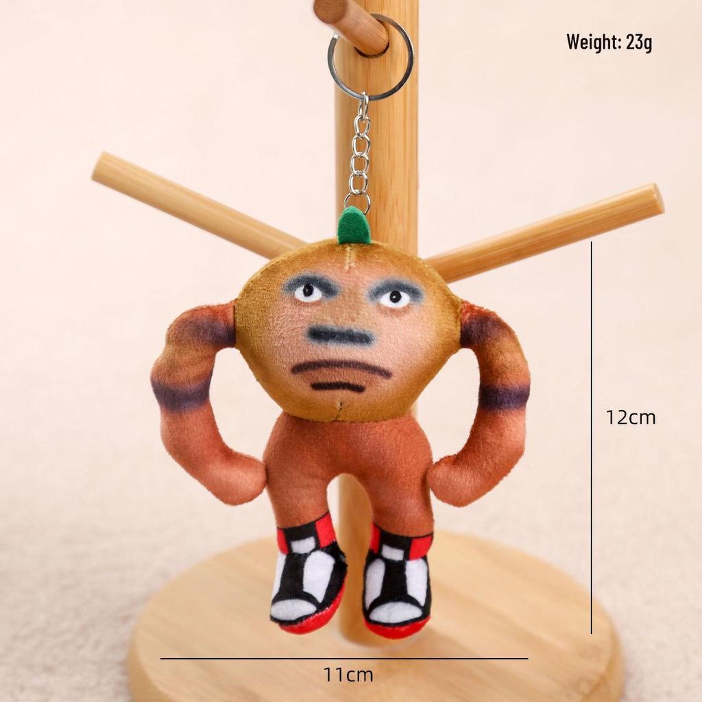 AI Klassiska Berg och Hav Gränsöverskridande Plysch Pinne Figur Nyckelring Hänge