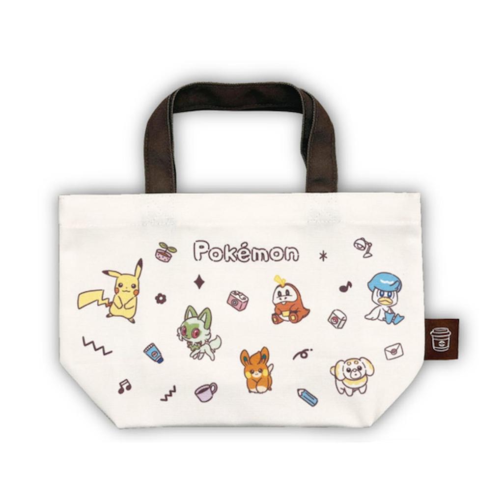 Maruyoshi Pokemon Mini Tote H19 x W30 x D10cm Bag, Collection, PM-MT4-SG,