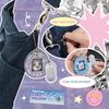 Retro Photocard Holder 1 Inch Card Display Case Stylish Acrylic Keychain  For Collectors