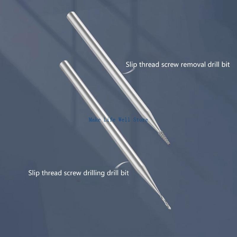 Alloy Drill Bit Extracts Stripped Screws From Mobile Devices Damaged Screw Removal For Technicians And Professional