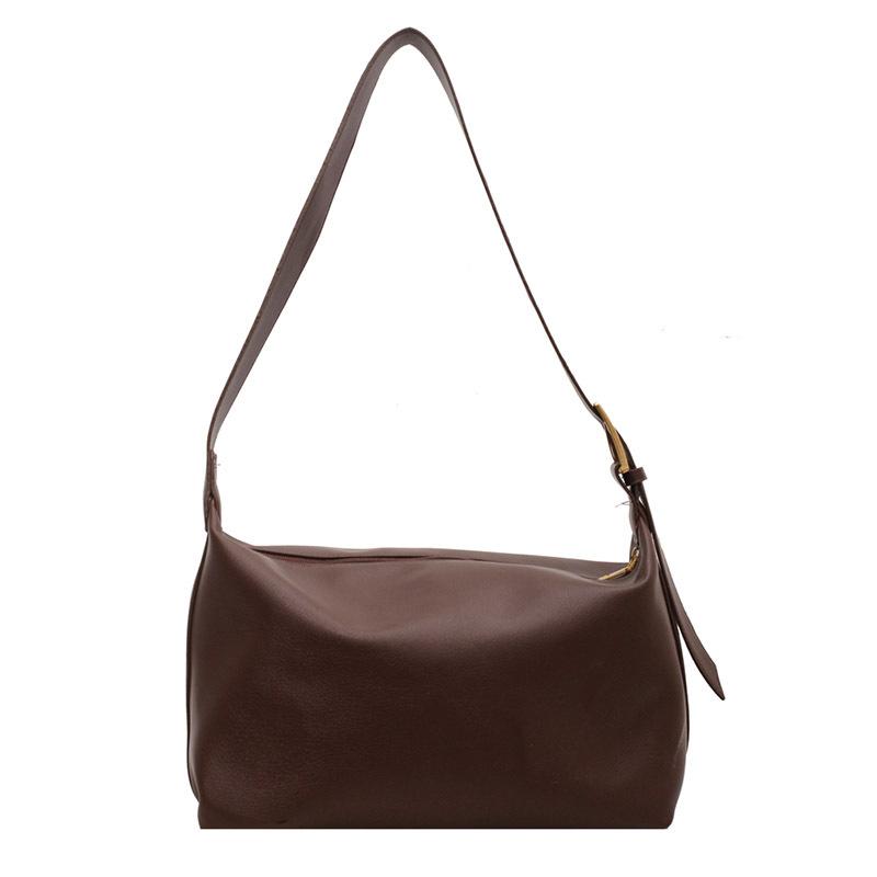 Korean Version of Daily Tote Bag Soft Collapse Minimalist Shoulder Bag 2025 New Bag Women's Large-capacity Versatile Messenger Bag