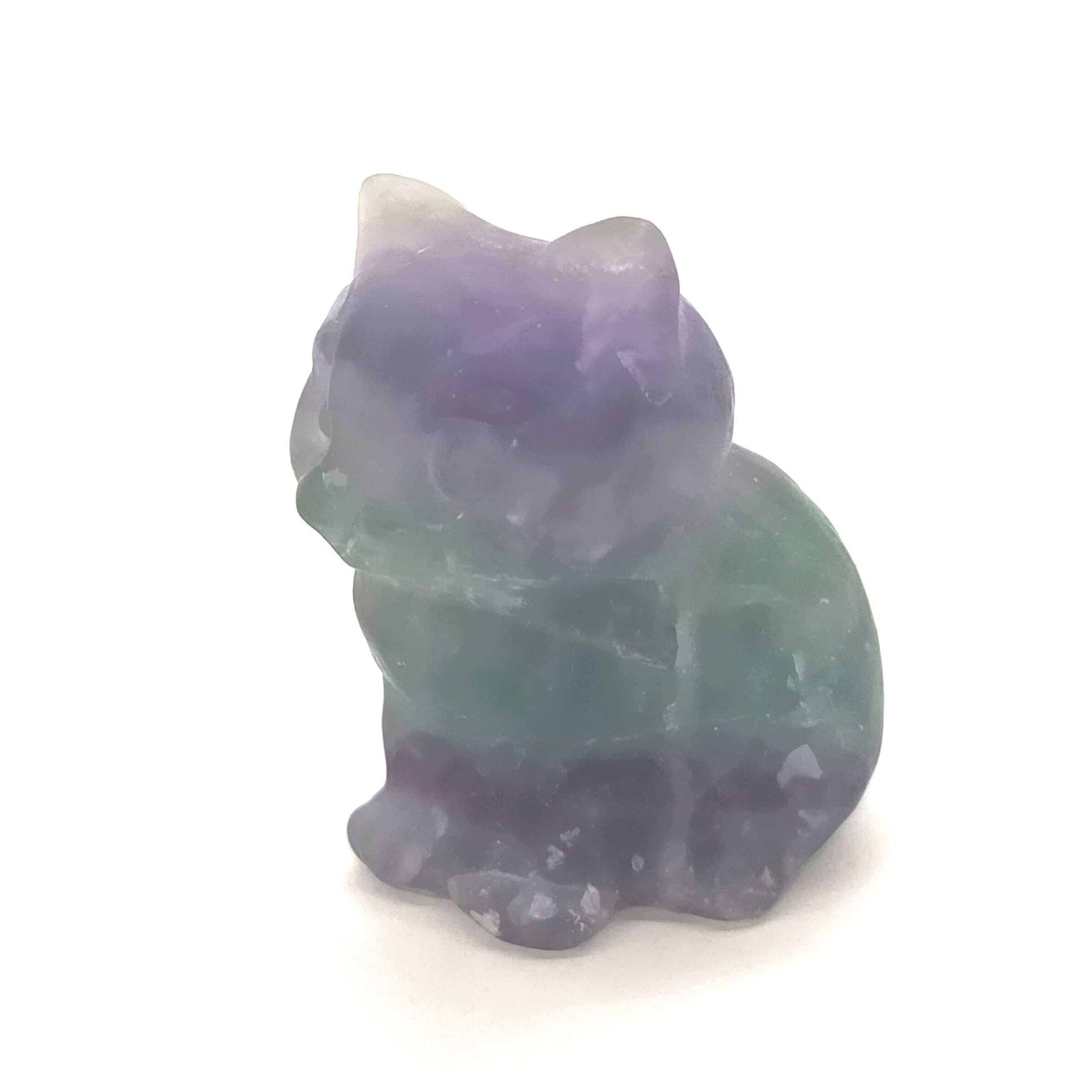 

Mineral specimen 30mm cat-shaped (fluorite) фіолетовий