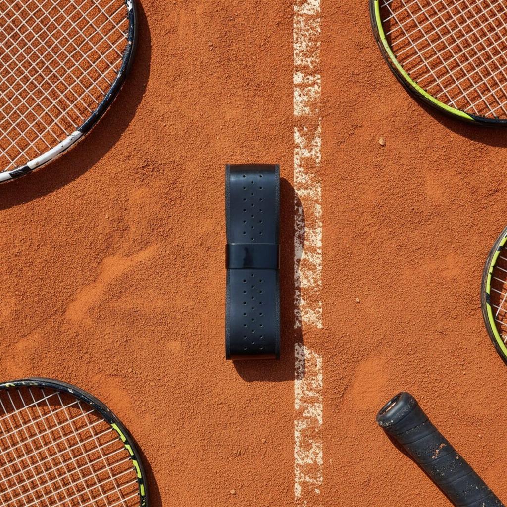 PU Overgrip Tape Thick Racket Handle Wrap with Ventilation Holes Tacky