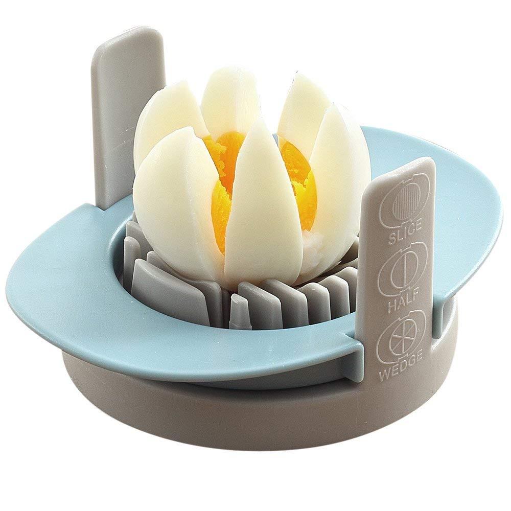 Buy Stainless Steel 3 In 1 Egg Slicers Cutter Fixed Base Hard Boiled
