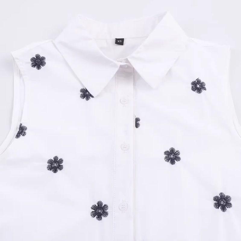 Araltay Autumn New Women's Clothing Fashion Style Fashion All-Match Casual Cut Out Embroider Shirt 3564801