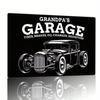 Custom Aluminum Sign Retro Garage Decor Personalized Metal Wall Art