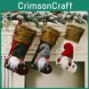 Adorable Plush Christmas Stockings With Faceless Doll Design Perfect For Holiday Decor