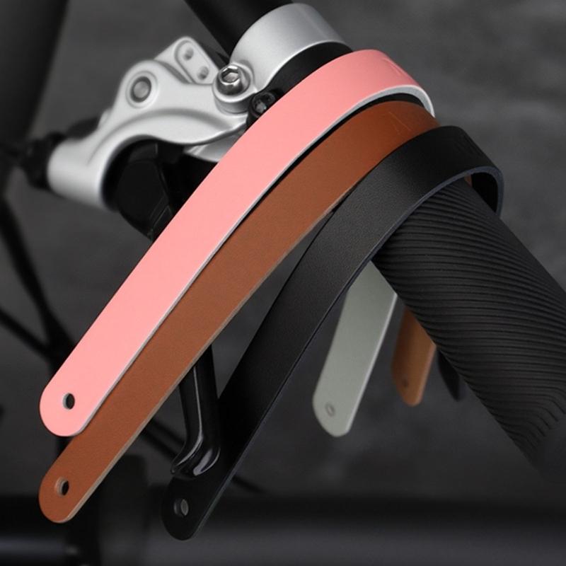 2 Pcs Front Shelf Handle Cycling Accessories Pig Nose Anticcratch Folding Bike Head Bag Pull Belt