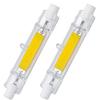 CTKcom 78 Mm/3.1 In R7S LED Bulb (2 Pack) 120V 10W White 6000K T3 J Type Halogen Bulb Replacement 100W Halogen Bulb Equivalent Double Ended
