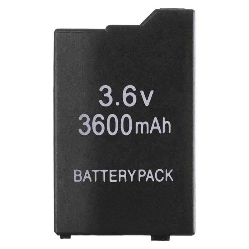 1 Stück 3,6 V 3600 mAh Gamepad Lithium-Akku wiederaufladbar für PSP1000 PSP-110 Konsolen-Akkus für PSP PSP3000