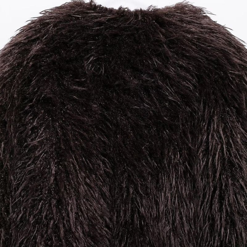 Kaslead New Arrival Women's Clothing Fashion Style Stylish Simple and Versatile Artificial Fur Effect Short Coat