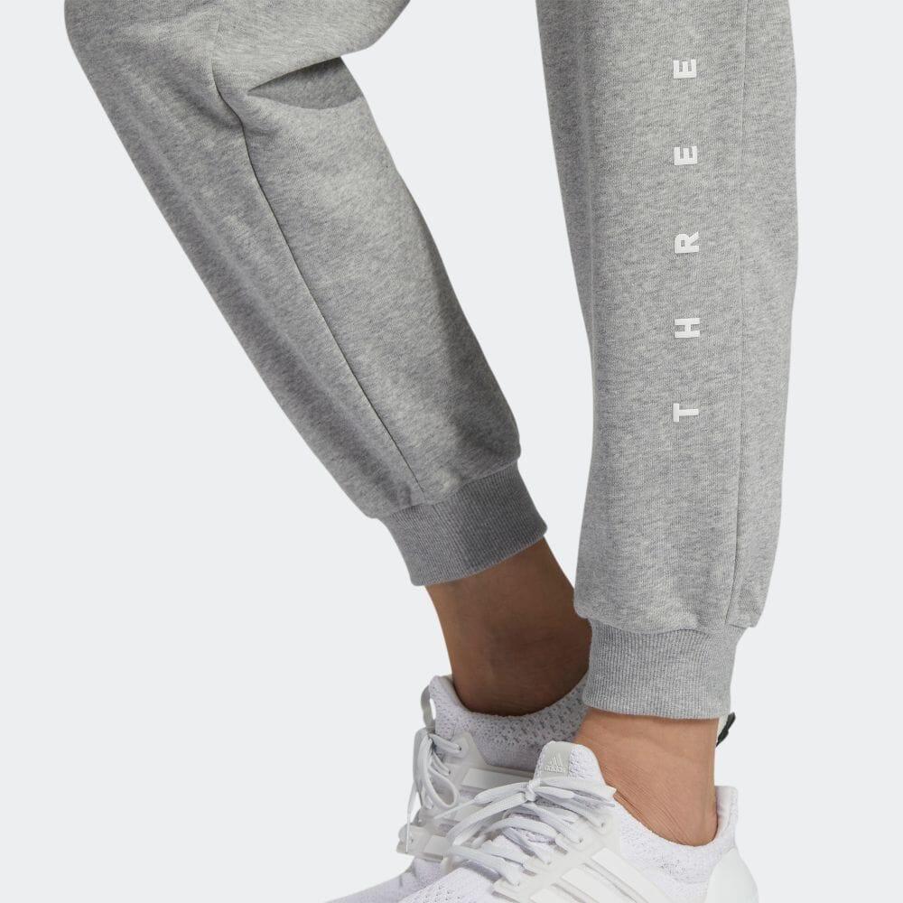Adidas Casual Drawstring Joggers With Logo Women Bottoms Grey IA5230