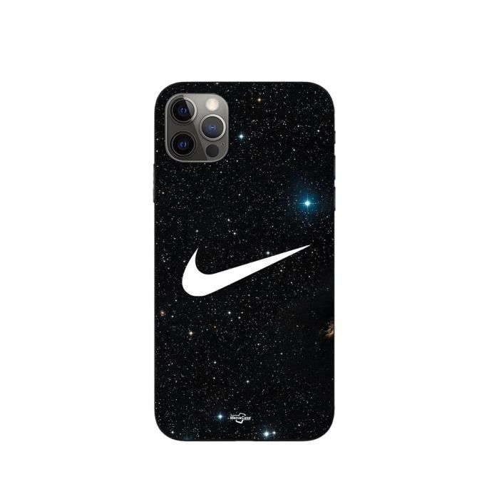 Coque - Maniacase - Iphone 12 Pro - Noir - Galaxie étoilée - Souple