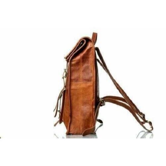 Kožená taška na batoh Batoh na notebook Vintage Brown Unisex originální cestovní taška