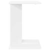 Side Table White 35 X 25 X 50 Cm Engineered Wood