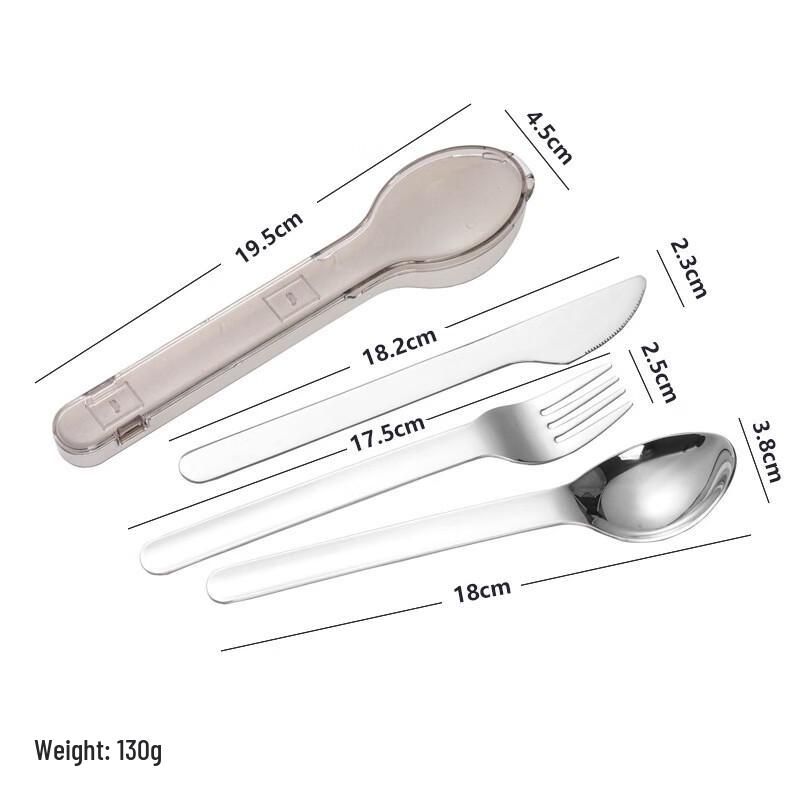 RuHan Portable 316 Stainless Steel Cutlery Set