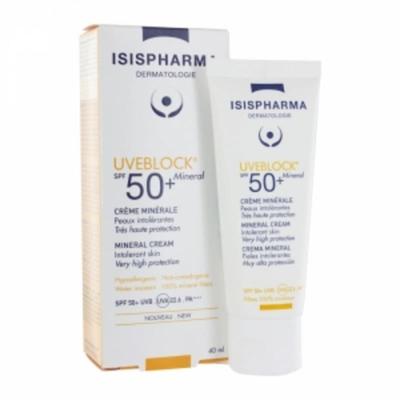 Isispharma Uveblock Αντηλιακό Προσώπου Μεταλλικό 40 ml