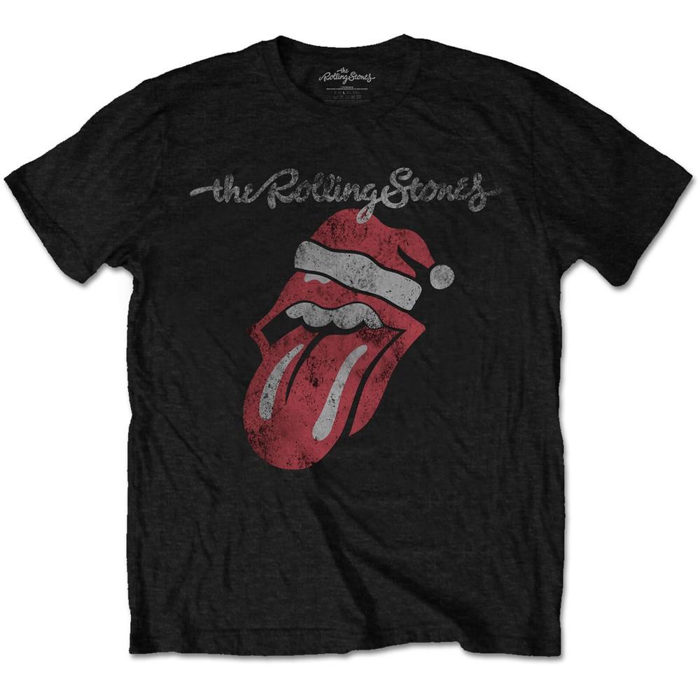 

The Rolling Stones Unisex T-Shirt: Santa Lick S