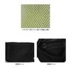 KiU Double Mesh Body Bag, Lightweight, Two-Tone Shoulder Bag with Pocket, Key Carabiner, and 500ml Water Bottle Holder, Stylish and Cute, Unisex,