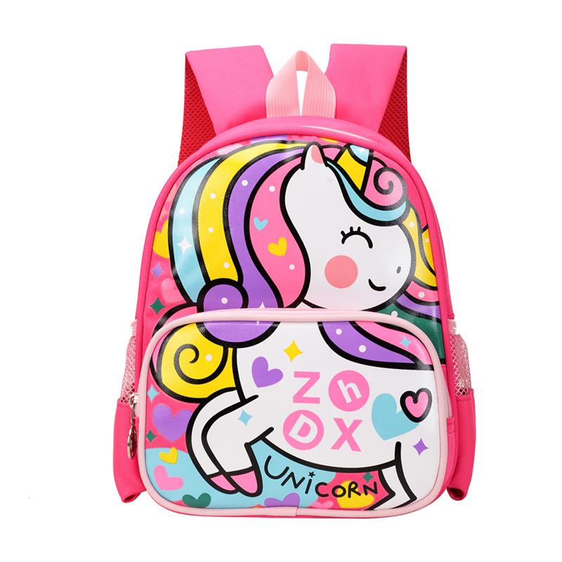 Zaino Scolastico per Bambini Asilo Bambini Zaino Leggero Riduzione del Carico Cartone Animato Anime Auto Zaino Studente