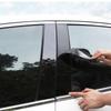 4 Pièces Accessoires de Colonne BC de Voiture Pour Ram 1500 TRX 4 Portes Crew Cab 2019-2023 Noir Brillant Garniture de Montants de Colonne de Fenêtre de Porte Styling