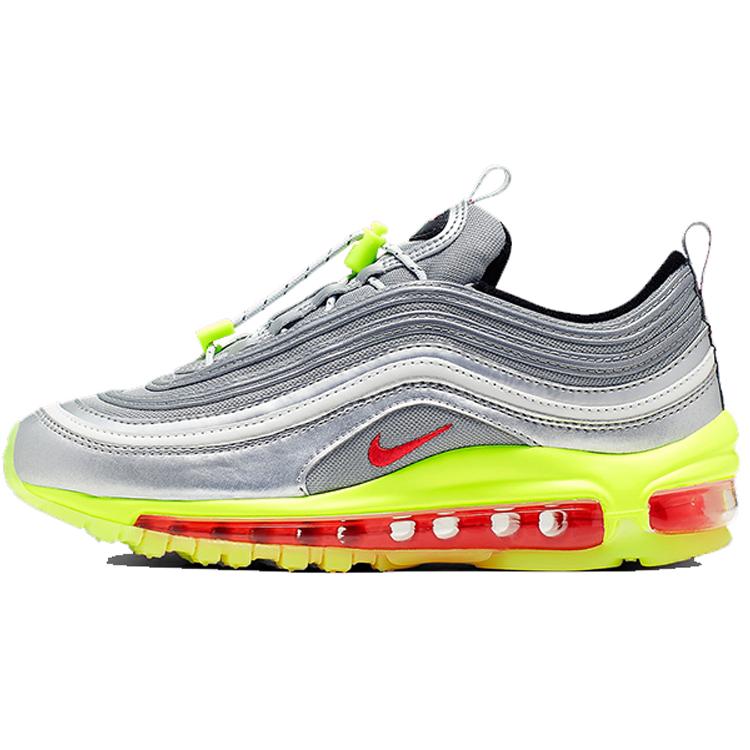 

Nike Air Max 97 Rft Metallic Silver Red Orbit Volt GS BQ8437-002 36.5