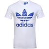 adidas Originals Logo Print Rond Hals Korte Mouw T-shirt Unisex Tops Wit AY8281