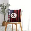 American Flag Print Throw Pillow Cushion Sports Theme Decorative Pillow Case xcm Home Sofa Decor