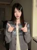 Women's Retro Korean Style Jacquard Cardigan