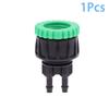 1/5Pcs Faucet Adapter 1/2-3/4 2Ways Splitters Farm Drip Irrigation Hose Connector Garden Watering Irrigation Accessories