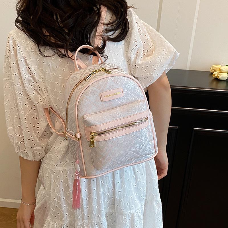 Damski Stylowy Plecak Jesień Zima 2025: Duża pojemność, casualowy nadruk, idealny na uczelnię i dojazdy