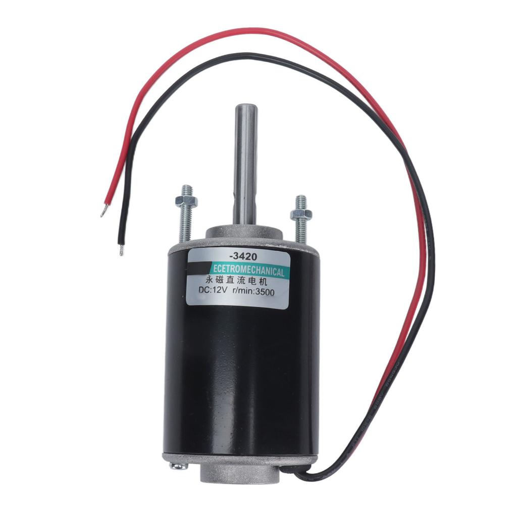 Permanent Magnet DC Motor CW CCW High Speed Motors with Ball Bearing 43mm Shaft Length