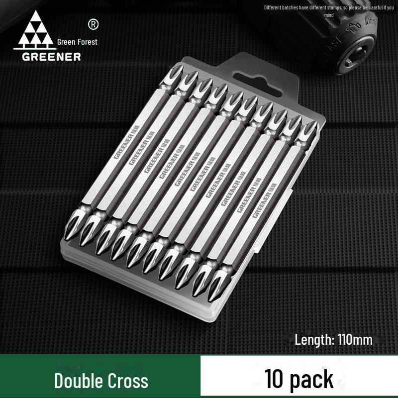 Green Forest A3 Double-Headed Cross Electric Screwdriver Bit