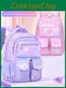 Schulrucksack aus Nylon mit luftgepolsterten Tragegurten für Mädchen im Grundschulalter