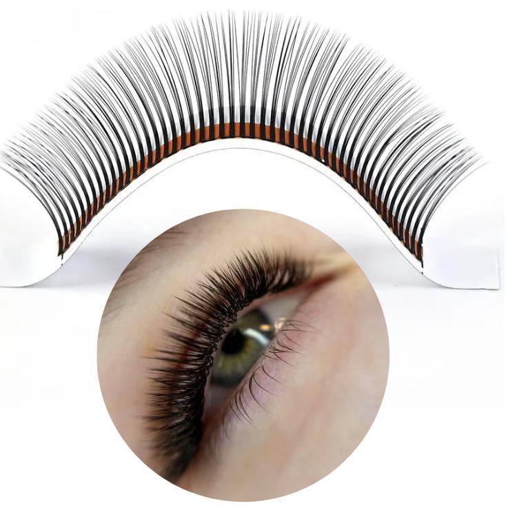 UNIQUE LASHES 5D C CC D Curl Flower Angel Premade Spikes Eyelash Extensions Easy Fan Wet Look Closed Fans Korean Fiber