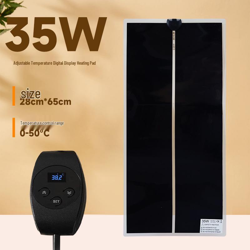 Adjustable Reptile Heating Pad for Frogs, Lizards, Geckos, Turtles & Fish Tanks