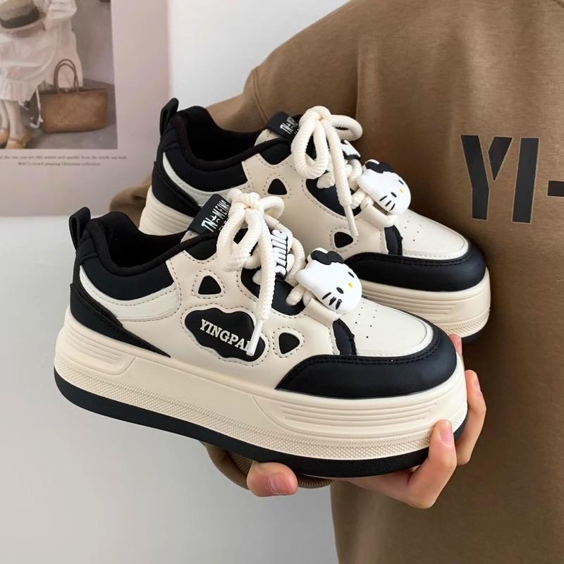 2024 New Casual Versatile Niche Design Women's Sneaker Shoes Outdoor Gradual Change Trend Students Shoes Women's Shoes