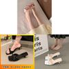 Summer Butterfly Bow Flat Sandals For Women With Rubber Sole For Casual Wear